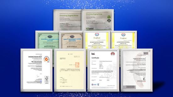 XINGANG CERTIFICATES_