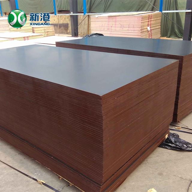 18mm Film Faced Plywood Marine Plywood Black Brown Film Poplar Combi Hardwood Core Plywood Sheet