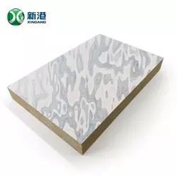 18mm High Strength Black Tree Root Grain Melamine Paper MDF