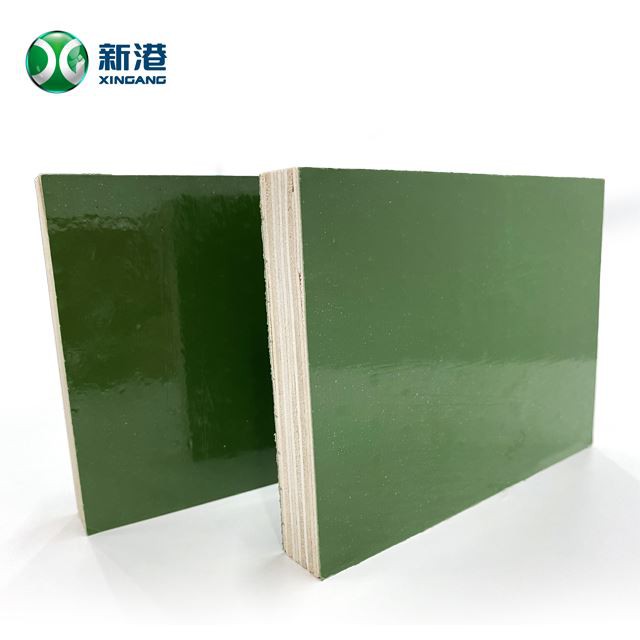 PVC Plywood Green Plastic Film Faced Plywood