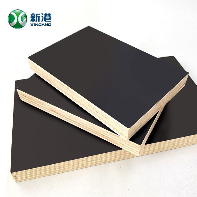 1220x2440mm Concrete Formwork 18MM/20mm Birch Pine Poplar Anti-slip Film Faced Plywood