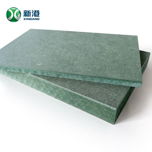 E1 4X8 Wood Mdf Waterproof Moisture Proof Green Mdf Board 18mm For Kitchen Cabinet