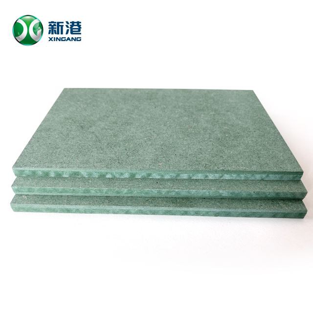 E1 4X8 Wood Mdf Waterproof Moisture Proof Green Mdf Board 18mm For Kitchen Cabinet