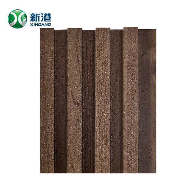 Easy Install Walnut Eco Wood Laminate Decorative Wall Cladding WPC Panel