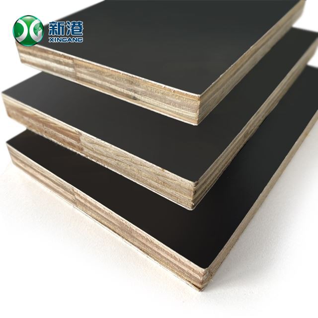 Factory Direct Black Construction Concrete Template Formwork Poplar Core 15mm 18mm Film Faced Shuttering Plywood