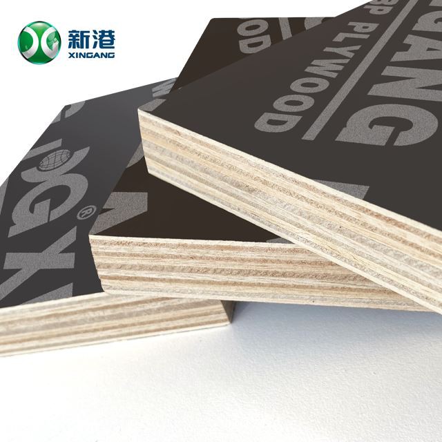 Full Hardwood Core Film Faced Plywood With 15-20 Times Use