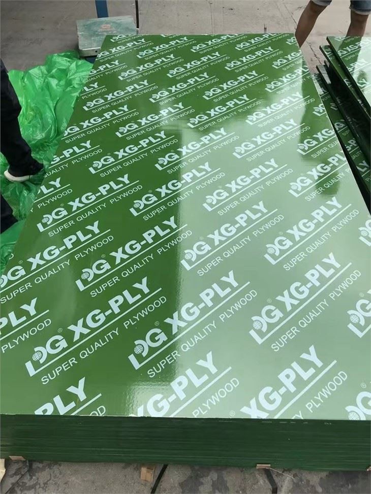 18mm Green Color Plastic Faced Plywood