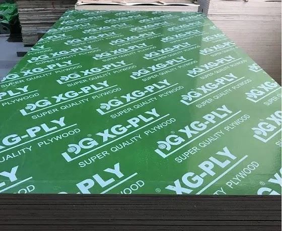 18mm Green Color Plastic Faced Plywood