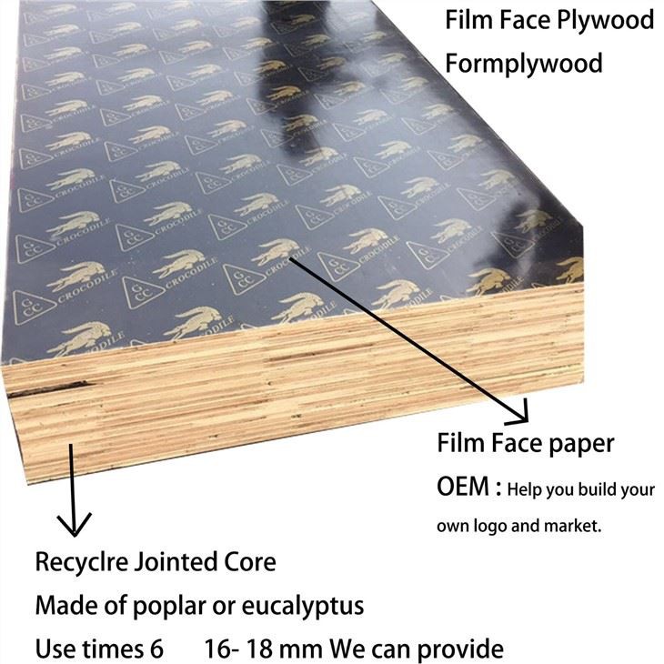 Hot Sale Film Faced Plywood For Construction Can Used Many Times18mm/20mm/21mm