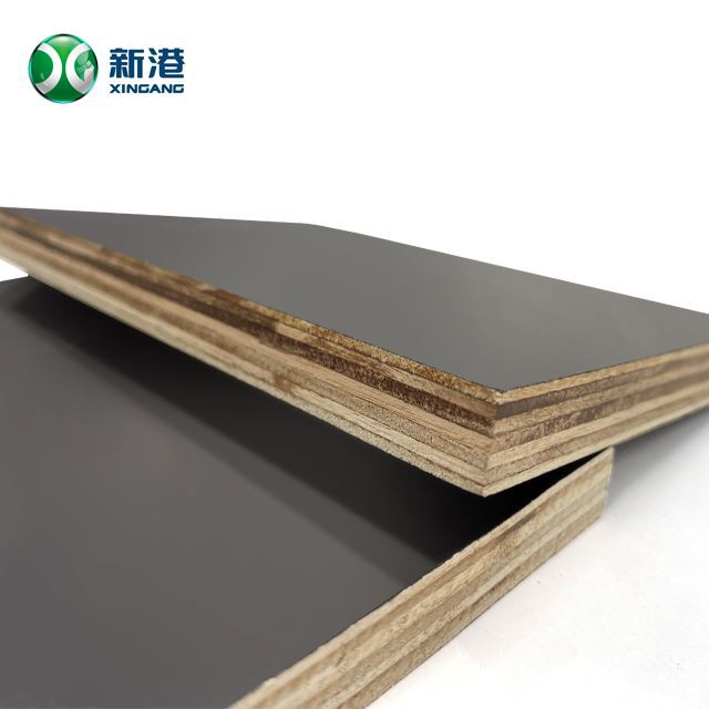 Hot Selling Low Price 8mm 9mm 18mm Customizable Poplar Core Film Faced Plywood/formwork For Construction