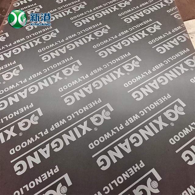 Marine Plywood Black Film Faced Plywood Water Proof Anti-slip
