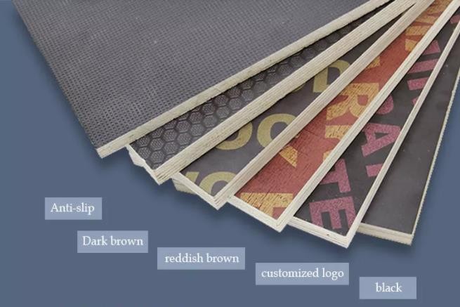 Marine Plywood / Film Faced Plywood For Shuttering Concrete Formwork
