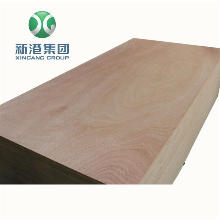 Okoume Wood Veneer Natural Wood Commercial Plywood