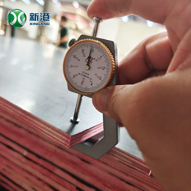 One Time Hot Press 12mm 15mm 18mm Film Faced Shuttering Formwork Plywood For Construction Use