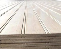 Pine Veneer V U W Grooved Plywood Slotted Plywood For Construction Decorative