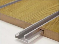 Aluminium Slatwall Slat Wall Panel Slotted Groove Wall Panel MDF Board