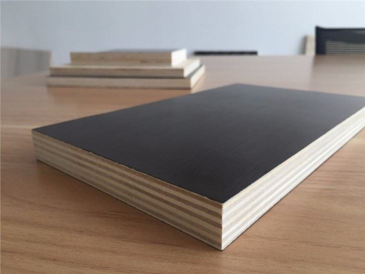 Wholesale18mm 1220*2440 Wbp Phenolic Poplar Core Shuttering Film Faced Plywood