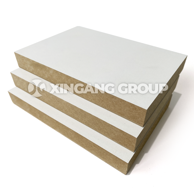 18mm White 2 Sides Melamine Laminated Mdf Board For Furniture Usage