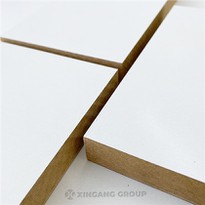 18mm 4x8 MDF With Melamine Film Sheet Melamine Laminated MDF Board For Furniture And Kitchen Cabinet