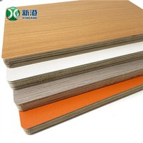 XINGANG 2023 White Melamine Faced Plywood / Coloured Melamine Plywood