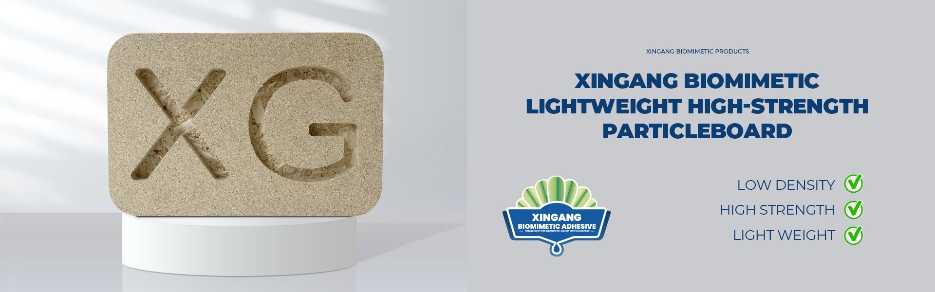 Xingang Biomimetic lightweight high-strength particleboard