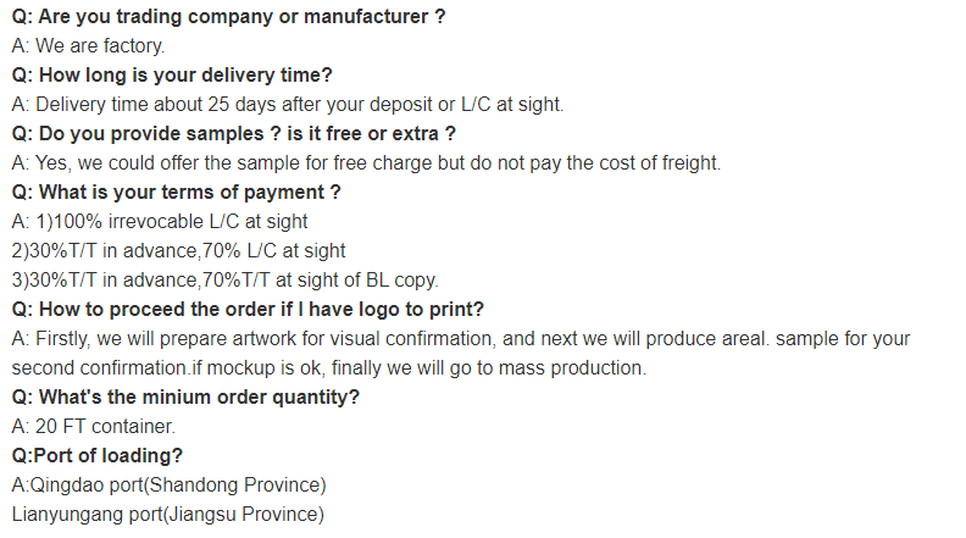 FAQ